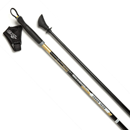 EXEL Urban Skier Nordic Walking, Hiking and Trekking Poles Are Available Here In The USA From SKIWALKING.COM And The American Nordic Walking System